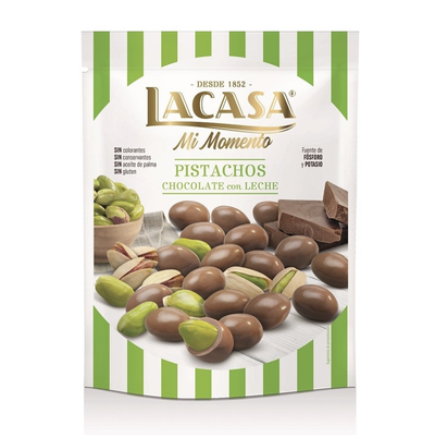 Pistachos Bañados en Chocolate con Leche